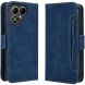 Чехол-книжка с карманами Deexe Wallet Stand для TECNO Pova 8 - Blue (432304L). Фото 1 из 16