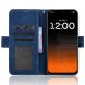 Чехол-книжка с карманами Deexe Wallet Stand для TECNO Pova 8 - Blue (432304L). Фото 4 из 16