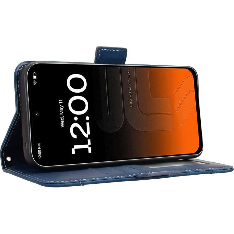 Чехол-книжка с карманами Deexe Wallet Stand для TECNO Pova 8 - Blue (432304L) Чехол-книжка с карманами Deexe Wallet Stand для TECNO Pova 8 - Blue: фото 5 из 16