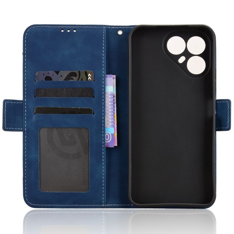 Чехол-книжка с карманами Deexe Wallet Stand для TECNO Pova 8 - Blue (432304L) Чехол-книжка с карманами Deexe Wallet Stand для TECNO Pova 8 - Blue: фото 3 из 16