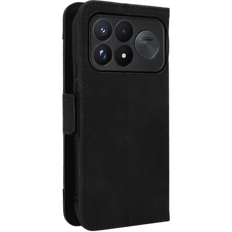 Чехол-книжка с карманами Deexe Wallet Stand для Xiaomi Poco F9 Ultra - Black: фото 7 из 17