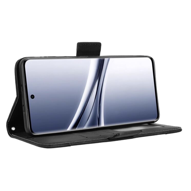 Чехол-книжка с карманами Deexe Wallet Stand для Xiaomi Redmi Note 15 (4G/5G) / Poco M8 5G - Black: фото 15 из 17