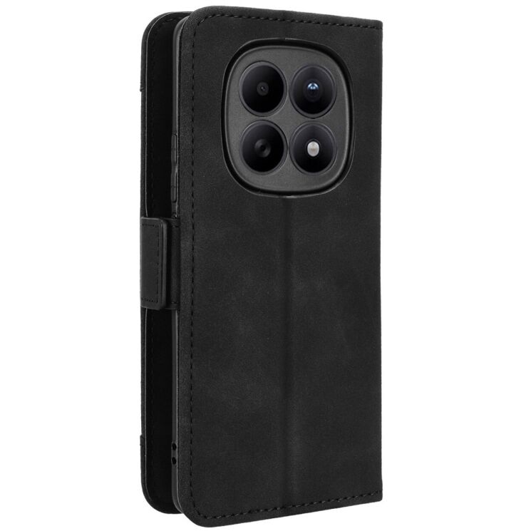 Чехол-книжка с карманами Deexe Wallet Stand для Xiaomi Redmi Note 15 (4G/5G) / Poco M8 5G - Black: фото 7 из 17