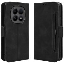 Чохол-книжка з кишеньками Deexe Wallet Stand для Xiaomi Redmi Note 15 (4G/5G) / Poco M8 5G - Black: фото 1 з 17