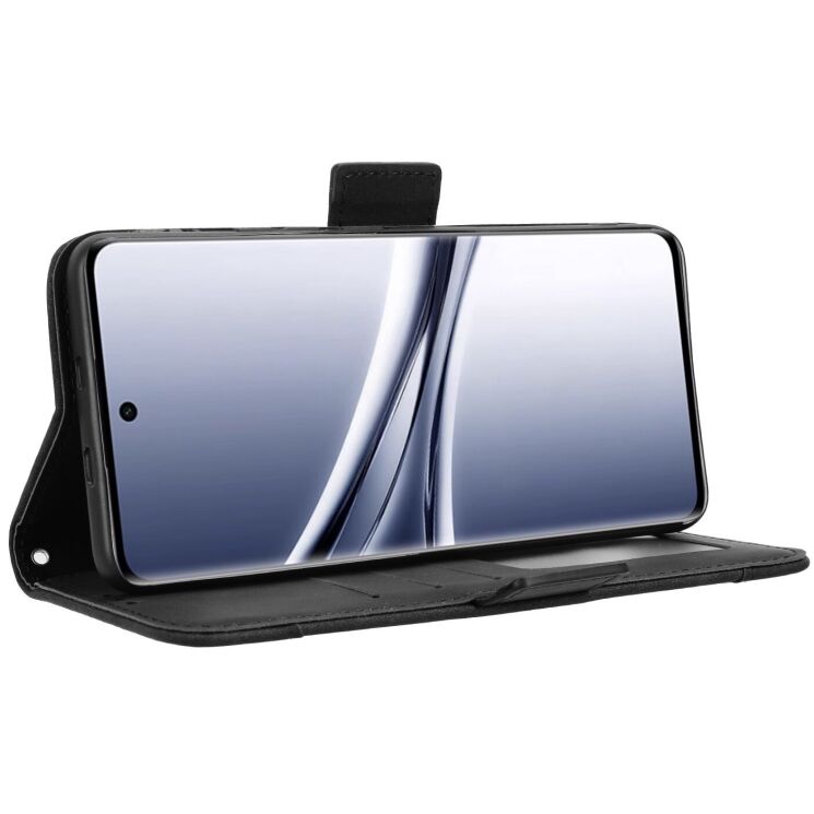Чехол-книжка с карманами Deexe Wallet Stand для Xiaomi Redmi Note 15 (4G/5G) / Poco M8 5G - Black: фото 6 из 17