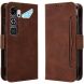 Чехол-книжка с карманами Deexe Wallet Stand для ZTE Nubia Neo 5 GT - Brown (432002Z). Фото 1 из 16