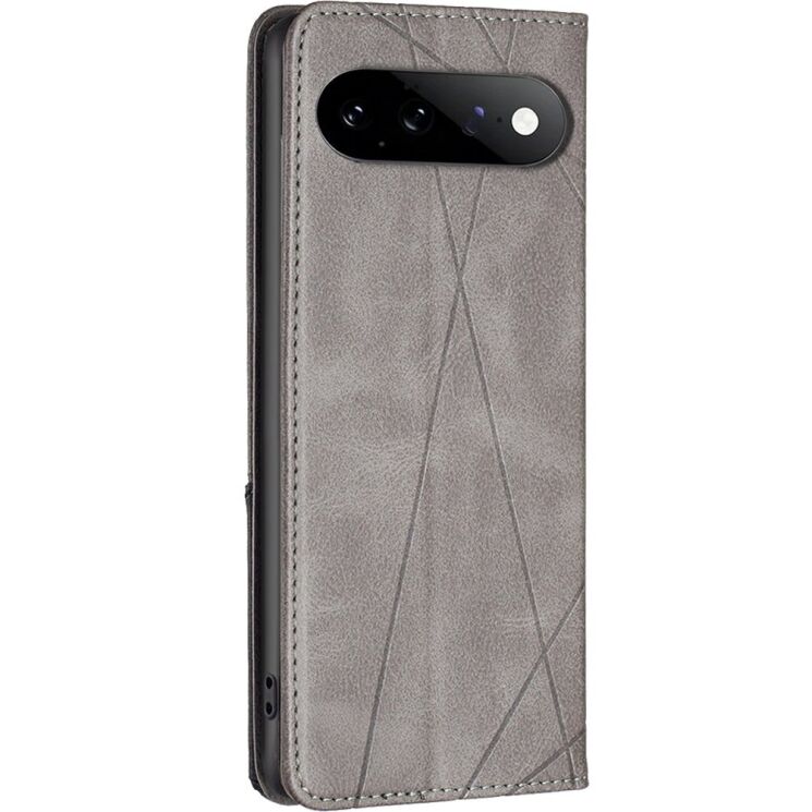 Чехол-книжка с карманами UniCase Geometric Pattern для Google Pixel 11 Pro XL - Grey: фото 3 из 12