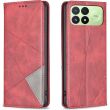 Чехол-книжка с карманами UniCase Geometric Pattern для Xiaomi Poco F8 Pro - Red (403564R)