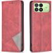 Чехол-книжка с карманами UniCase Geometric Pattern для Xiaomi Poco F8 Pro - Red (403564R). Фото 1 из 9