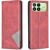 Чехол-книжка с карманами UniCase Geometric Pattern для Xiaomi Poco F8 Pro - Red: фото 1 из 9