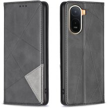 Чехол-книжка с карманами UniCase Geometric Pattern для Xiaomi Redmi A7 Pro - Black: фото 1 из 10