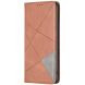 Чехол-книжка с карманами UniCase Geometric Pattern для Xiaomi Redmi Note 15 (4G/5G) / Poco M8 - Brown (404636Z). Фото 2 из 10