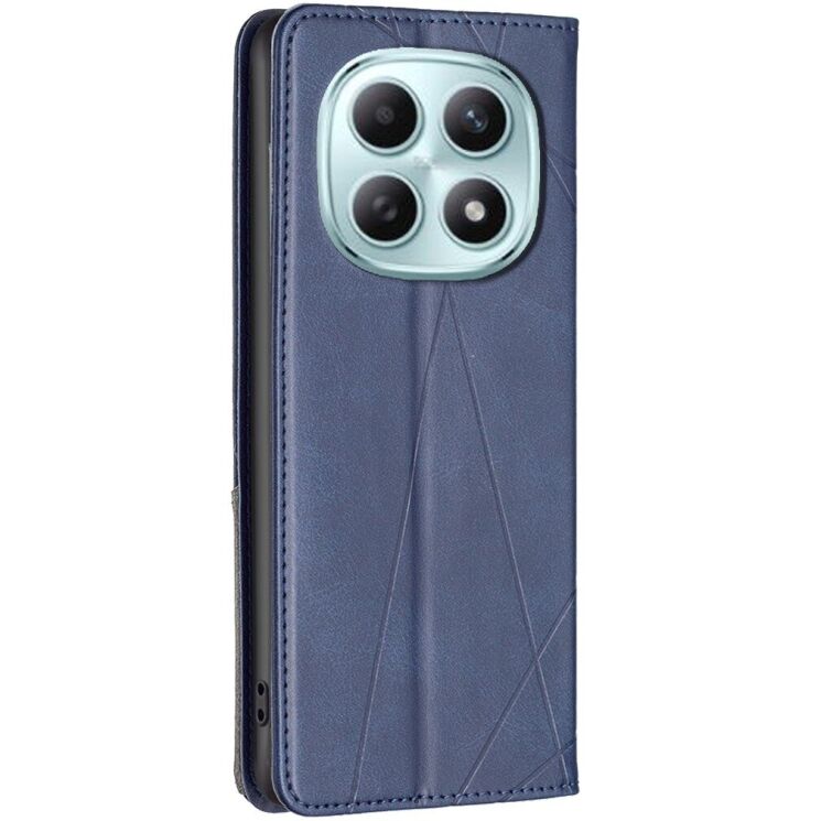 Чохол-книжка з кишеньками UniCase Geometric Pattern для Xiaomi Redmi Note 15 Pro - Blue: фото 3 з 10