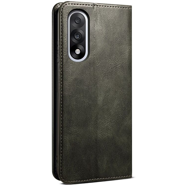 Чохол-книжка з кишеньками UniCase Leather Wallet для OnePlus Nord 5 / Ace 5 Ultra - Green: фото 6 з 8