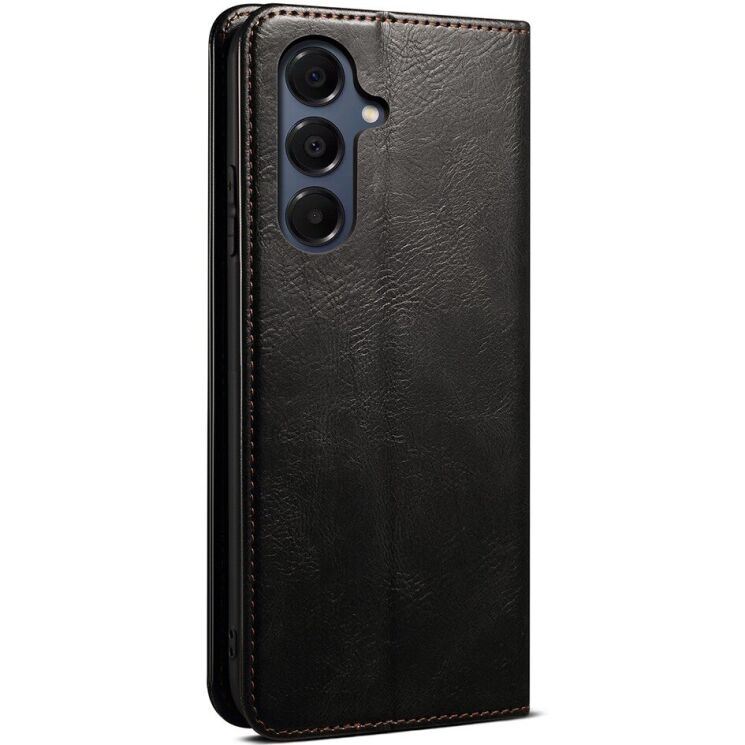 Чехол-книжка с карманами UniCase Leather Wallet для Samsung Galaxy A37 (A376) - Black: фото 6 из 8