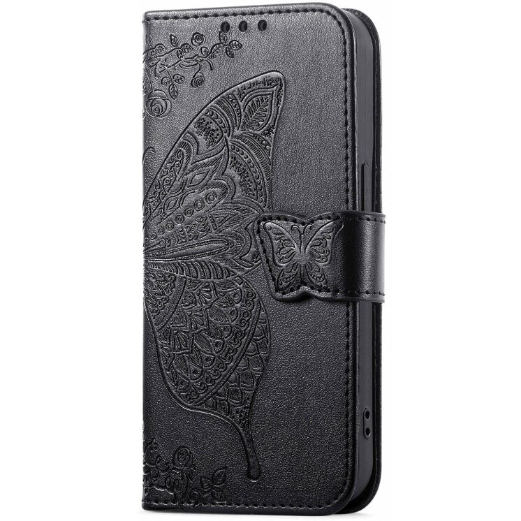 Чехол-книжка с рисунком UniCase Butterfly Pattern для Samsung Galaxy A57 (A576) - Black: фото 6 из 10