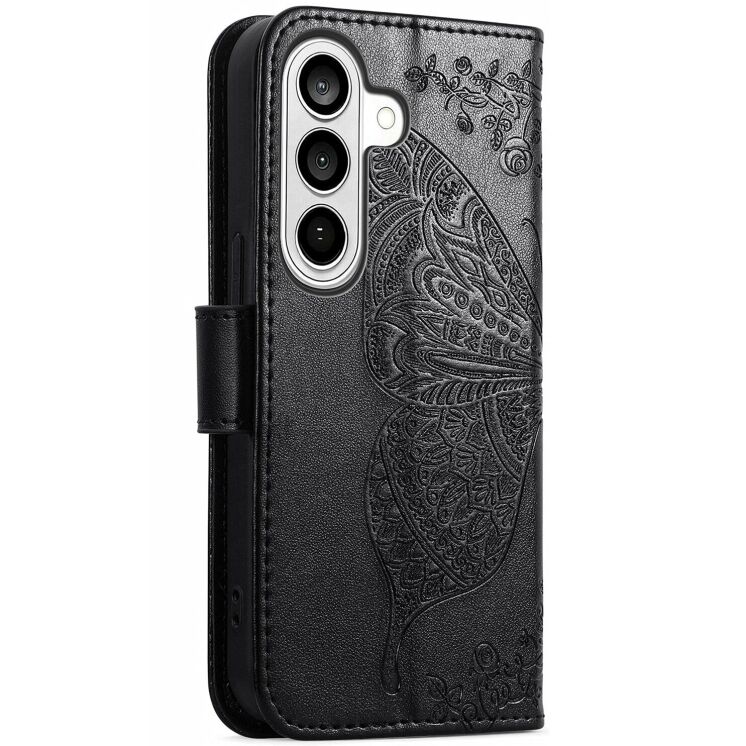 Чехол-книжка с рисунком UniCase Butterfly Pattern для Samsung Galaxy A57 (A576) - Black: фото 7 из 10