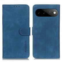 Чехол-книжка с застежкой KHAZNEH Retro Wallet для Google Pixel 11 Pro XL - Blue: фото 1 из 8