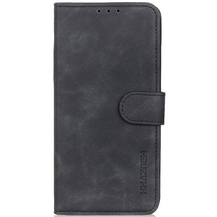 Чехол-книжка с застежкой KHAZNEH Retro Wallet для Xiaomi Poco F9 Ultra - Black: фото 5 из 9