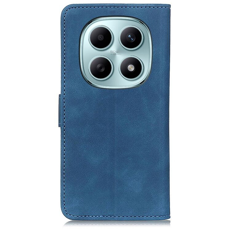 Чехол-книжка с застежкой KHAZNEH Retro Wallet для Xiaomi Redmi Note 15 5G / Poco M8 5G - Blue: фото 5 из 8