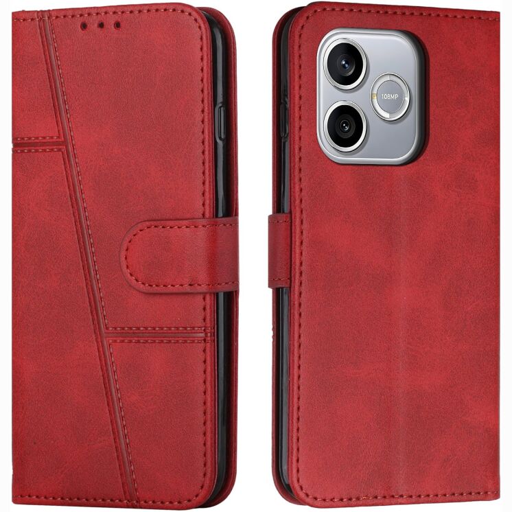 Чехол-книжка с застежкой UniCase Jet Cover для Honor 600 Lite - Red: фото 1 из 10
