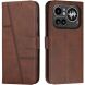 Чехол-книжка с застежкой UniCase Jet Cover для Nothing Phone (4a) Pro - Brown (411412Z). Фото 1 из 11