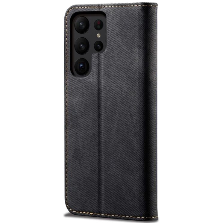 Чехол-книжка UniCase Jeans Wallet для Samsung Galaxy S24 Ultra - Black: фото 6 из 6
