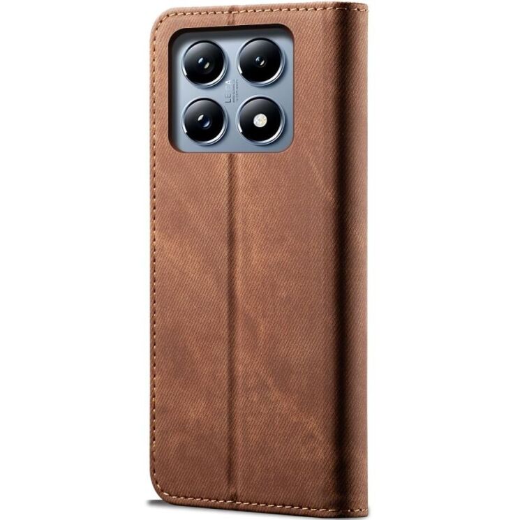 Чехол-книжка UniCase Jeans Wallet для Xiaomi 14T Pro - Coffee: фото 5 из 6