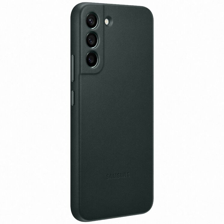 Чехол Leather Cover для Samsung Galaxy S22 Plus (S906) EF-VS906LGEGRU - Forest Green: фото 3 из 5