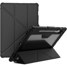 Чехол NILLKIN Bumper Leather Case Pro для Samsung Galaxy Tab S9 Plus (X810/816) - Black: фото 1 из 8
