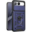 Чехол с защитой камеры Deexe Armor Shield для Infinix Hot 60i - Blue (386826L)