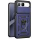 Чехол с защитой камеры Deexe Armor Shield для Infinix Hot 60i - Blue (386826L). Фото 1 из 9