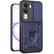Чохол із захистом камери Deexe Armor Shield для Realme C100i / C100x - Blue: фото 1 з 10