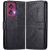 Чехол UniCase Butterfly Pattern для Motorola Edge 50 Fusion - Black: фото 1 из 8