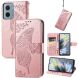 Чехол UniCase Butterfly Pattern для Motorola Moto G05 - Rose Gold (372731RG). Фото 1 из 14
