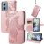 Чехол UniCase Butterfly Pattern для Motorola Moto G05 - Rose Gold: фото 1 из 14