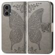 Чехол UniCase Butterfly Pattern для Motorola Moto G85 - Grey (357030H)