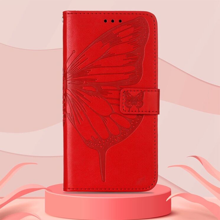 Чехол UniCase Butterfly Pattern для Tecno Spark 8P (KG7n) - Red: фото 5 из 7