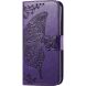 Чехол UniCase Butterfly Pattern для Xiaomi 14T - Dark Purple (365703DV). Фото 5 из 5