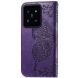 Чехол UniCase Butterfly Pattern для Xiaomi 14T - Dark Purple (365703DV). Фото 4 из 5