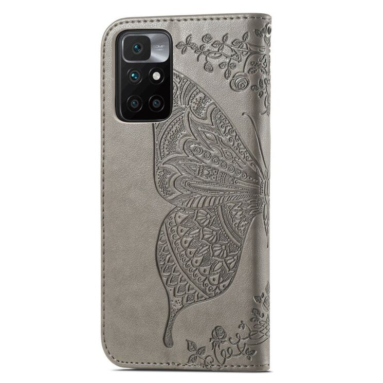 Чехол UniCase Butterfly для Xiaomi Redmi 10 / 10 (2022) / 10 Prime - Grey: фото 4 из 9