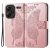 Чехол UniCase Butterfly Pattern для Xiaomi Redmi Note 13 Pro+ - Rose Gold: фото 1 из 6