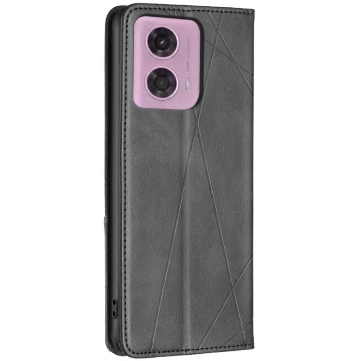 Чехол UniCase Geometric Pattern для Motorola Moto G24 / G04 / G04s / E14 - Black: фото 3 из 8
