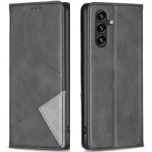 Чехол UniCase Geometric Pattern для Samsung Galaxy A56 (A566) - Black: фото 1 из 8