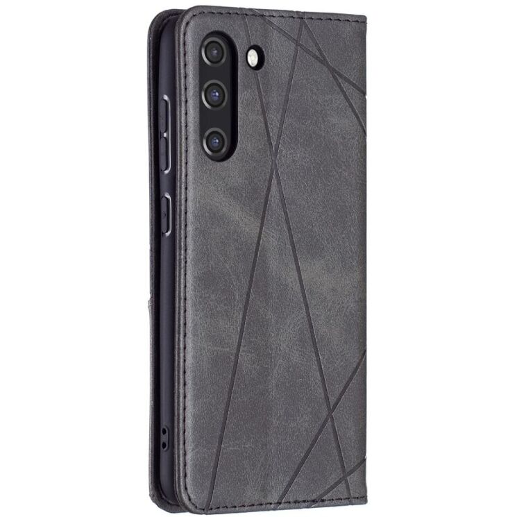 Чехол UniCase Geometric Pattern для Samsung Galaxy S21 FE (G990) - Black: фото 4 из 11