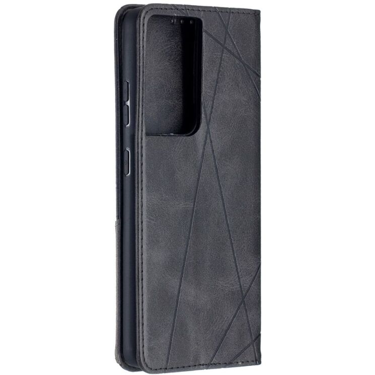 Чехол UniCase Geometric Pattern для Samsung Galaxy S21 Ultra (G998) - Black: фото 4 из 9