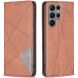 Чехол UniCase Geometric Pattern для Samsung Galaxy S25 Ultra (S938) - Brown (372219Z). Фото 1 из 6