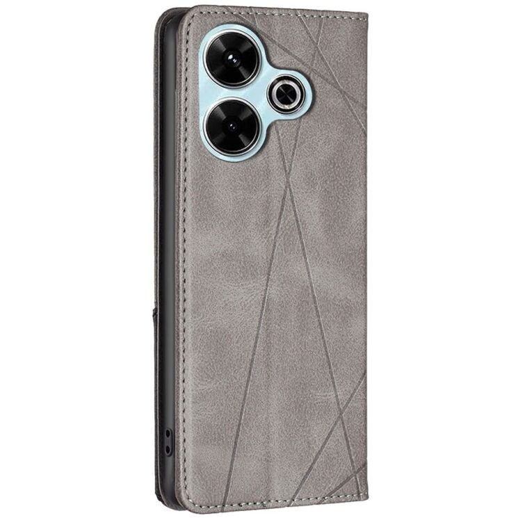 Чехол UniCase Geometric Pattern для Xiaomi Redmi 13 - Grey: фото 4 из 7