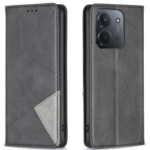 Чохол UniCase Geometric Pattern для Xiaomi Redmi 15C / Poco C85 - Black: фото 1 з 9