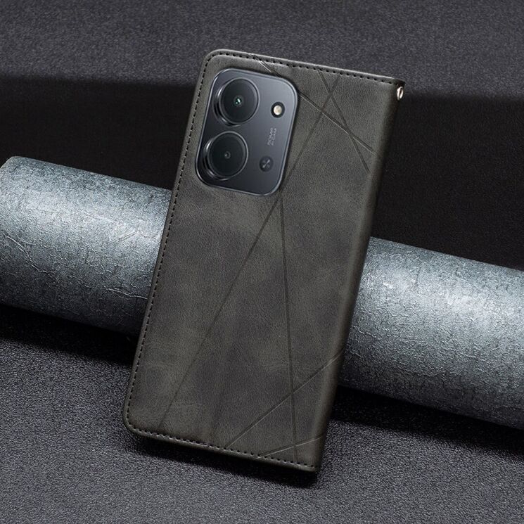 Чохол UniCase Geometric Pattern для Xiaomi Redmi 15C / Poco C85 - Black: фото 5 з 9